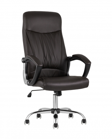 Кресло руководителя Stool Group TopChairs Tower Коричневое