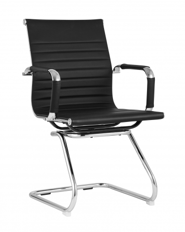 Кресло для посетителей Stool Group TopChairs Visit Черное