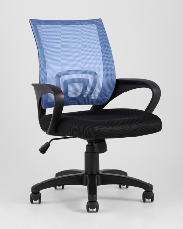Компьютерное кресло Stool Group TopChairs Simple Голубое
