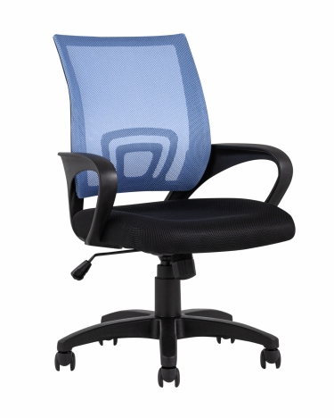 Компьютерное кресло Stool Group TopChairs Simple Голубое