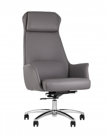 Кресло руководителя Stool Group TopChairs Viking Серое