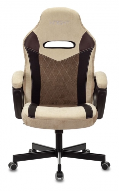 Кресло игровое Zombie Бюрократ VIKING 6 KNIGHT BR FABRIC Коричневый