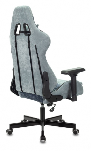 Кресло игровое Zombie Бюрократ VIKING 7 KNIGHT BL FABRIC Синий