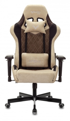 Кресло игровое Zombie Бюрократ VIKING 7 KNIGHT BR FABRIC Коричневый