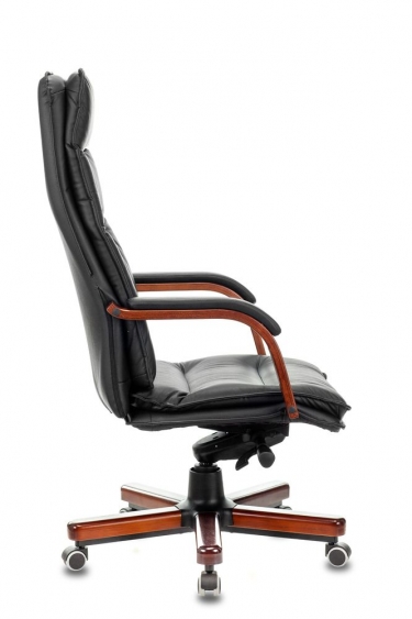 Кресло руководителя Бюрократ Бюрократ T-9927WALNUT/BLACK