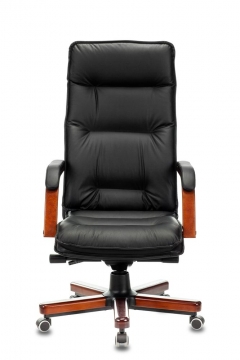 Кресло руководителя Бюрократ Бюрократ T-9927WALNUT/BLACK