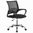 Кресло для персонала BRABIX BRABIX Fly MG-396 хром Черный