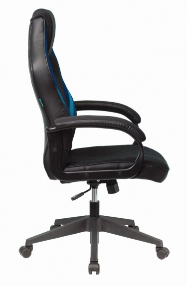 Кресло игровое Zombie Бюрократ VIKING 3 AERO BLUE