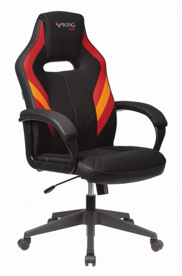 Кресло игровое Zombie Бюрократ VIKING 3 AERO RED