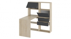 Стол письменный Трия тип 7 Дуб Сонома/Графит Серый