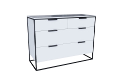 Комод 1190 Норд Любимый дом ЛД.677.010.000 Белый/Статуарио