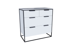 Комод 890 Норд Любимый дом ЛД.677.030.000 Белый/Статуарио