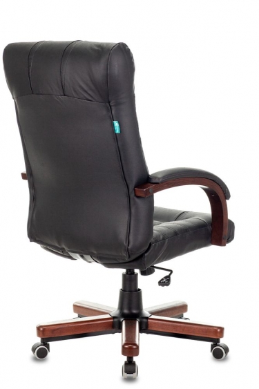Кресло руководителя Бюрократ Бюрократ KB-10WALNUT/B/LEATH