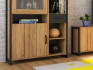 Гостиная Техно Любимый дом 1 Дуб золотой/Чёрный