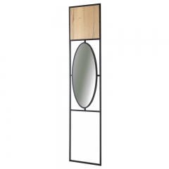 Панель для прихожей с зеркалом R-home Loft Дуб Натур