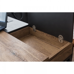 Стол рабочий R-home Loft СР Дуб табак/Графит