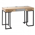 Стол рабочий R-home Loft СР Дуб натур/Бетон