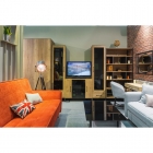 Шкаф витрина R-home Loft 500 см Дуб Натур