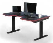 Геймерский стол WARP Smarty Two-I Зеленый-черный