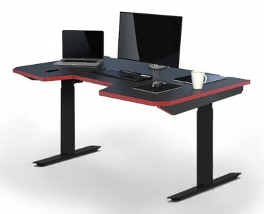 Геймерский стол WARP Smarty Two-I Оранжевый-черный