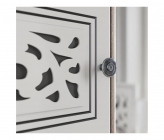 Набор мебели для спальни Стиль Мадлен 1 Дуб сонома светлый Ясень белый Золото