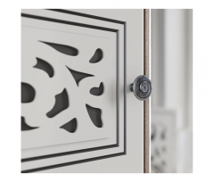 Набор мебели для спальни Стиль Мадлен 1 Дуб сонома светлый Ясень белый Золото