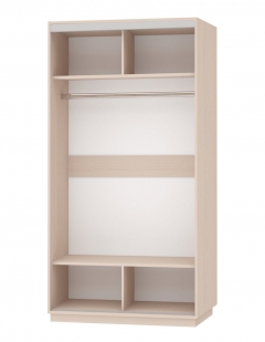 Шкаф-купе двухдверный Е1 Экспресс Хит Элемент 1200x2200h Белый снег