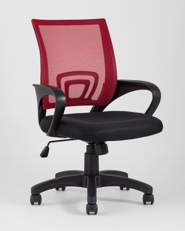 Компьютерное кресло Stool Group TopChairs Simple Красное