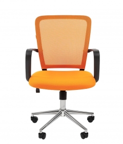 Кресло для оператора Chairman Chairman 698 chrome TW Оранжевое