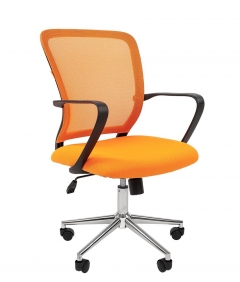 Кресло для оператора Chairman Chairman 698 chrome TW Оранжевое