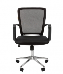 Кресло для оператора Chairman Chairman 698 chrome TW Черное