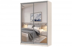 Шкаф-купе 2-х дверный Народная мебель Виктория 1600х584х2300, Бодега светлая 16ДЗДЗ-Бс 310-264