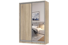 Шкаф-купе 2-х дверный Народная мебель Виктория 1600х584х2300, Дуб сонома светлый 16ДЛЛЛДЛЗЛ-Дсс 310-279