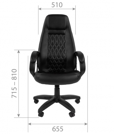 Кресло для руководителя Chairman CHAIRMAN 950LT Черный