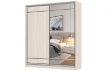 Шкаф-купе 2-х дверный Народная мебель Виктория 1800х584х2300, Бодега светлая 18ДЛЛЛДЗЗЗ-ПШШШ-Бс 310-788