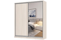 Шкаф-купе 2-х дверный Народная мебель Виктория 1800х584х2300, Бодега светлая 18ДЛДЗ-ЯПШШ-Бс 310-857