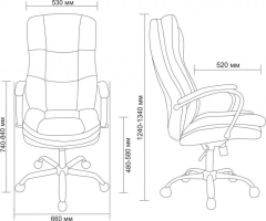 Кресло для руководителя Китай AV 123 Слоновая кость на дереве