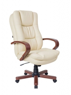 Кресло для руководителя Китай AV 123 Слоновая кость на дереве