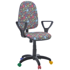 Кресло Китай Престиж KIDS Космос Черный пластик