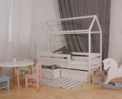 Кровать-домик RooRoom RooRoom кд-3 с ящиками Белый