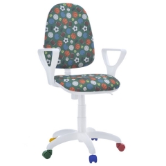 Кресло Китай Престиж KIDS Белый каркас Карандаши