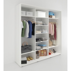 Шкаф-купе 3-х дверный Акцент Купе Акцент-Вера ДС 2100х600 Выбеленное дерево