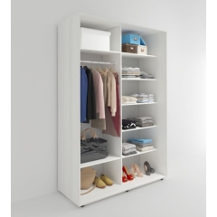 Шкаф-купе 2-х дверный Акцент Купе Акцент-Вера ДР 1400х600 Выбеленное дерево