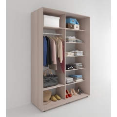 Шкаф-купе 2-х дверный Акцент Купе Акцент-Дуэт Д 1200х600 Ясень шимо светлый