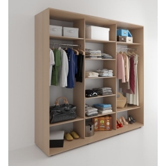 Шкаф-купе 3-х дверный Акцент Купе Акцент-Дуэт Д 2400х600 Дуб молочный