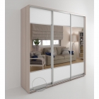 Шкаф-купе 3-х дверный Акцент Купе Акцент-Дуэт КВ 1800х600 Ясень шимо светлый