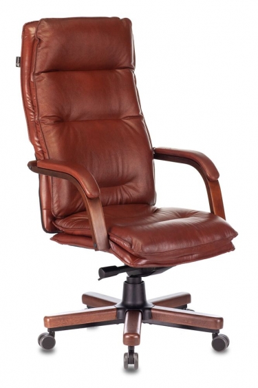 Кресло руководителя Бюрократ Бюрократ T-9927WALNUT Светло-коричневый