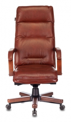 Кресло руководителя Бюрократ Бюрократ T-9927WALNUT Светло-коричневый