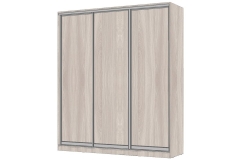 Шкаф-купе 3-х дверный Народная мебель Виктория 1800х584х2300, Ясень шимо светлый 18ДЛЛЛДЛЛЛДЛЛЛ-ПППШ-Яшс 310-2121
