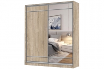 Шкаф-купе 2-х дверный Народная мебель Виктория 2000х584х2300, Дуб сонома светлый 20ДЛЛЛДЗЗЗ-Дсс 310-1241